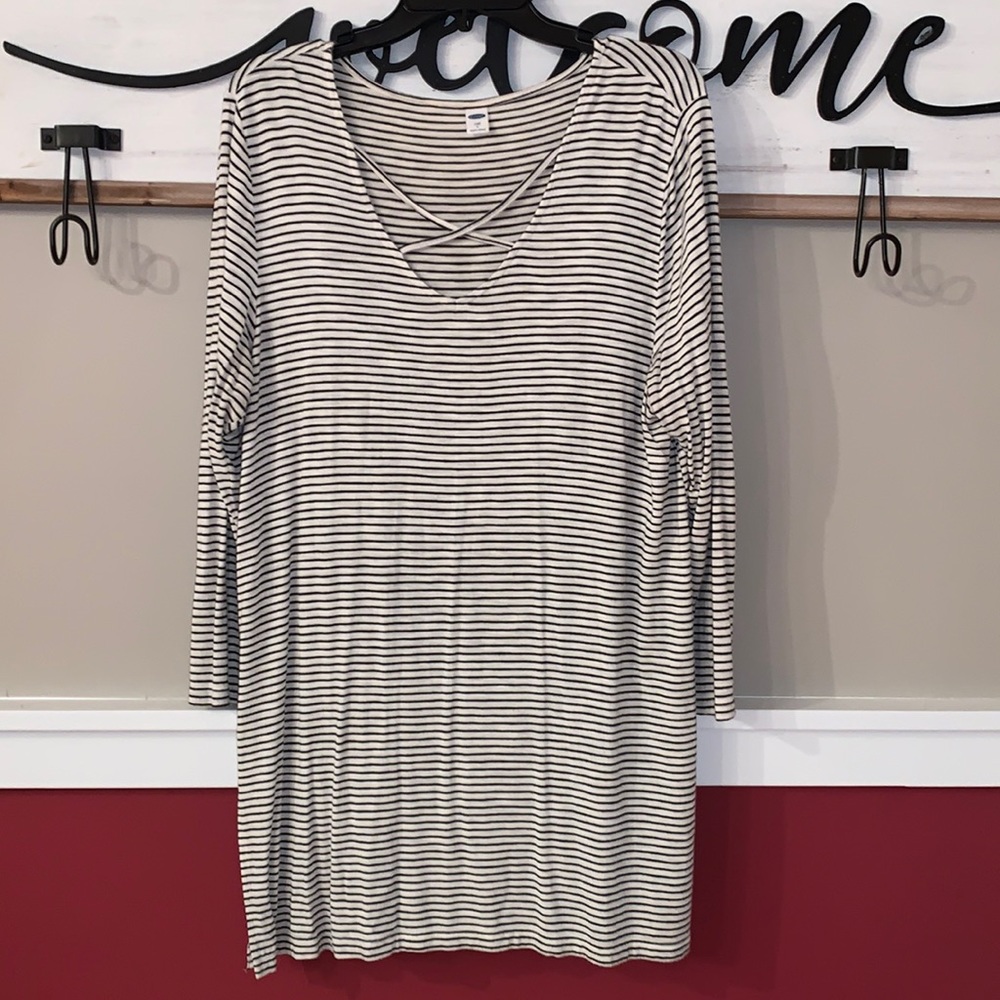 Leggings approved old navy top!